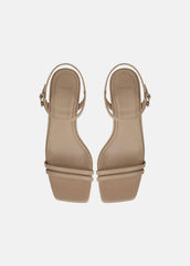 VINCE | Tilda Leather Heeled Sandal in Heels - WARM ALMOND