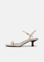 VINCE | Tilda Leather Heeled Sandal in Heels - MOONLIGHT