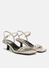 VINCE | Tilda Leather Heeled Sandal in Heels - MOONLIGHT