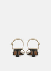 VINCE | Tilda Leather Heeled Sandal in Heels - MOONLIGHT