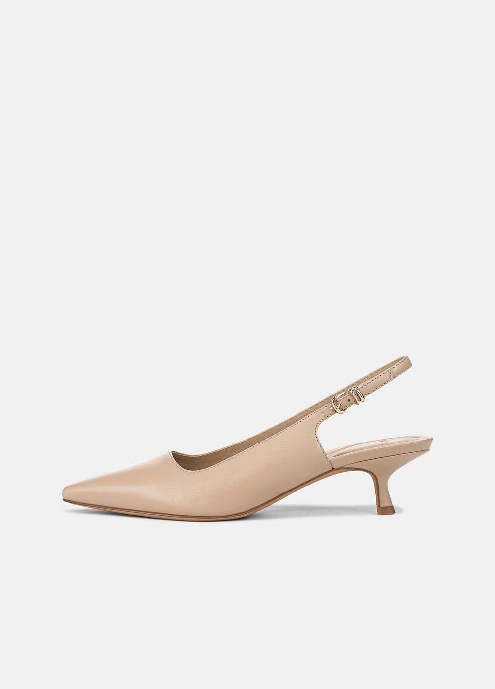 VINCE | Sabra Leather Slingback Heel in Heels - WARM ALMOND