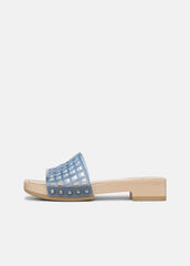 VINCE | Barbara Jelly Slide Sandal in Sandals - SURF BLUE