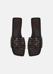 VINCE | Barbara Jelly Slide Sandal in Sandals - GANACHE