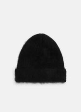 VINCE | Brushed Cashmere Beanie in Scarves & Hats - BLACK