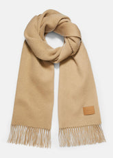 VINCE | Double-Face Cashmere Scarf in Scarves & Hats - CAMEL