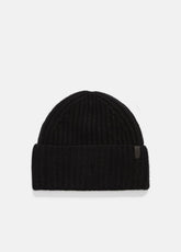 VINCE | Plush Cashmere Chunky-Knit Beanie in Scarves & Hats - BLACK