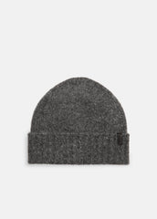 VINCE | Donegal Cashmere Jersey Beanie in Scarves & Hats - CHARCOAL