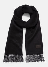 VINCE | Double-Face Cashmere Scarf in Scarves & Hats - BLACK
