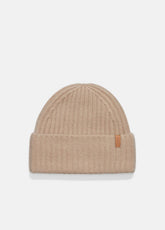 VINCE | Plush Cashmere Chunky-Knit Beanie in Scarves & Hats - CAMEL
