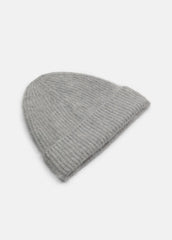 VINCE | Brushed Cashmere Beanie in Scarves & Hats - HEATHER GREY
