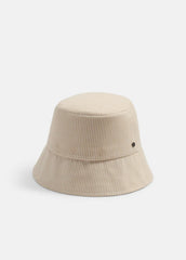 VINCE | Stripe Cotton Canvas Bucket Hat in Scarves & Hats - TUSK