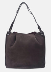 VINCE | Ava Leather Bucket Bag in Handbags - CACAO