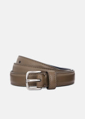 VINCE | Women’s 20mm Stitched Leather Belt in Belts - HAZEL VINE