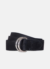 VINCE | Women’s 30mm Webbing D-Ring Belt in Belts - BLACK