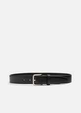 VINCE | Women’s Classic Leather Belt in Accessories - BLACK