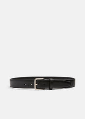 VINCE | Women’s Classic Leather Belt in Accessories - BLACK