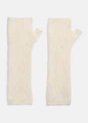 VINCE | Brushed Cashmere Arm Warmers in Gloves - IVORY