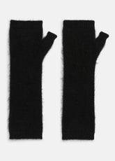 VINCE | Brushed Cashmere Arm Warmers in Gloves - BLACK