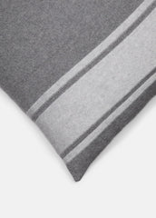 VINCE | Cashmere Jersey Stripe Pillow in Pillows & Blankets - MEDIUM HEATHER GREY