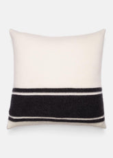 VINCE | Cashmere Jersey Stripe Pillow in Pillows & Blankets - BLANC