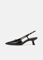 VINCE | Bianca Leather Slingback Heel in Vince Products Women - BLACK