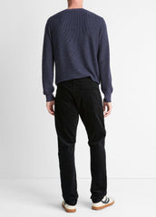 VINCE | Dylan Slim 5-Pocket Stretch-Cotton Corduroy Pant in Trousers - BLACK