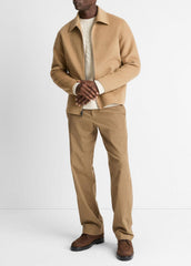VINCE | Splittable Wool-Blend Zip-Front Jacket in Jackets - CAMELLO