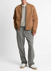 VINCE | Shearling Bomber Jacket in Jackets - HIGHLAND
