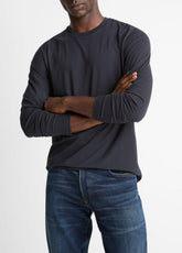 VINCE | Triblend Jersey Long-Sleeve T-Shirt in Long Sleeve - COASTAL BLUE