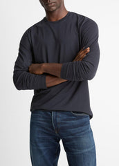 VINCE | Triblend Jersey Long-Sleeve T-Shirt in Long Sleeve - COASTAL BLUE