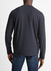 VINCE | Triblend Jersey Long-Sleeve T-Shirt in Long Sleeve - COASTAL BLUE