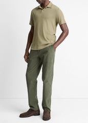 VINCE | Owen Athletic Stretch-Cotton Pant in Trousers - SYCAMORE
