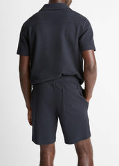 VINCE | Seersucker-Knit Stretch-Cotton Short in Shorts - COASTAL BLUE