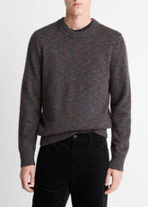 VINCE | Multi-Mix Alpaca-Merino Wool Sweater in Crew Neck - COASTAL COMBO
