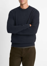 VINCE | Cashmere Crew Neck Sweater in Crew Neck - COASTAL BLUE