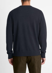 VINCE | Cashmere Crew Neck Sweater in Crew Neck - COASTAL BLUE