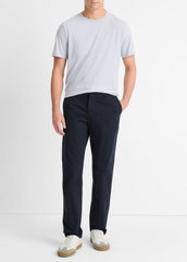VINCE | Dylan Slim Cotton Chino Pant in Trousers - COASTAL BLUE