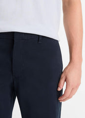 VINCE | Dylan Slim Cotton Chino Pant in Trousers - COASTAL BLUE