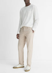 VINCE | Dylan Slim Cotton Chino Pant in Trousers - CAHUENGA KHAKI