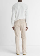 VINCE | Dylan Slim Cotton Chino Pant in Trousers - CAHUENGA KHAKI