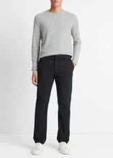 VINCE | Dylan Slim Cotton Chino Pant in Trousers - BLACK