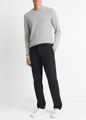 VINCE | Dylan Slim Cotton Chino Pant in Trousers - BLACK