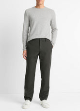 VINCE | Owen Athletic Wool Suiting Pant in Trousers - BLACK