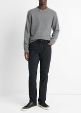 VINCE | Dylan Slim 5-Pocket Peached Stretch-Cotton Pant in Trousers - BLACK