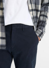 VINCE | Owen Athletic Stretch-Cotton Pant in Trousers - COASTAL BLUE