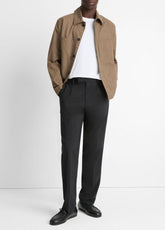 VINCE | Louie Relaxed Pleated Trouser in Trousers - BLACK