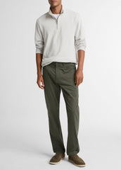 VINCE | Dylan Slim 5-Pocket Cotton Sateen Pant in Trousers - SYCAMORE
