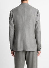 VINCE | Houndstooth Cashmere Relaxed Sport Coat in Blazers - GREY/BROWN