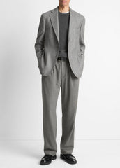 VINCE | Houndstooth Cashmere Relaxed Sport Coat in Blazers - GREY/BROWN