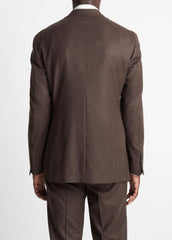 VINCE | Wool-Silk Relaxed Sport Coat in Blazers - BROWN